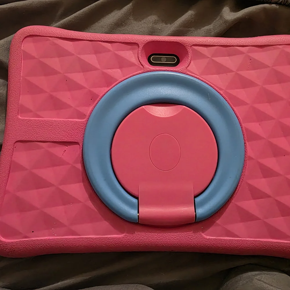 Pink Tablet with Protective Case